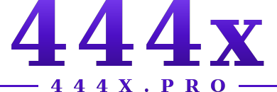 444x logo
